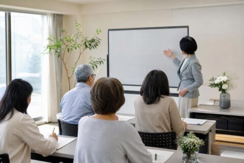 江東区 終活 セミナーで話す準備
